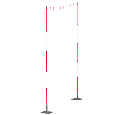 Guard Goal Post Set - 2x Posts, 2x Bases, 1x Flags - Cubis Systems ...