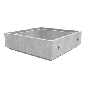 Riser Concrete 600mm 900x900x600x100mm Rebate - Cubis Systems Australia