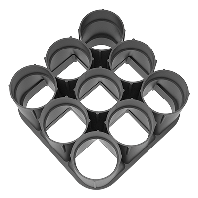 MULTIduct™ 9 Way Single Duct Adaptor - Cubis Systems Australia