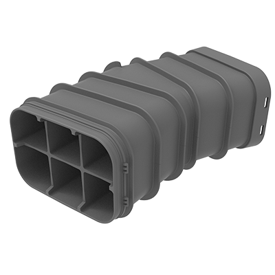 MULTIduct™ 6 Way 45 Deg Bend Vertical - Cubis Systems Australia